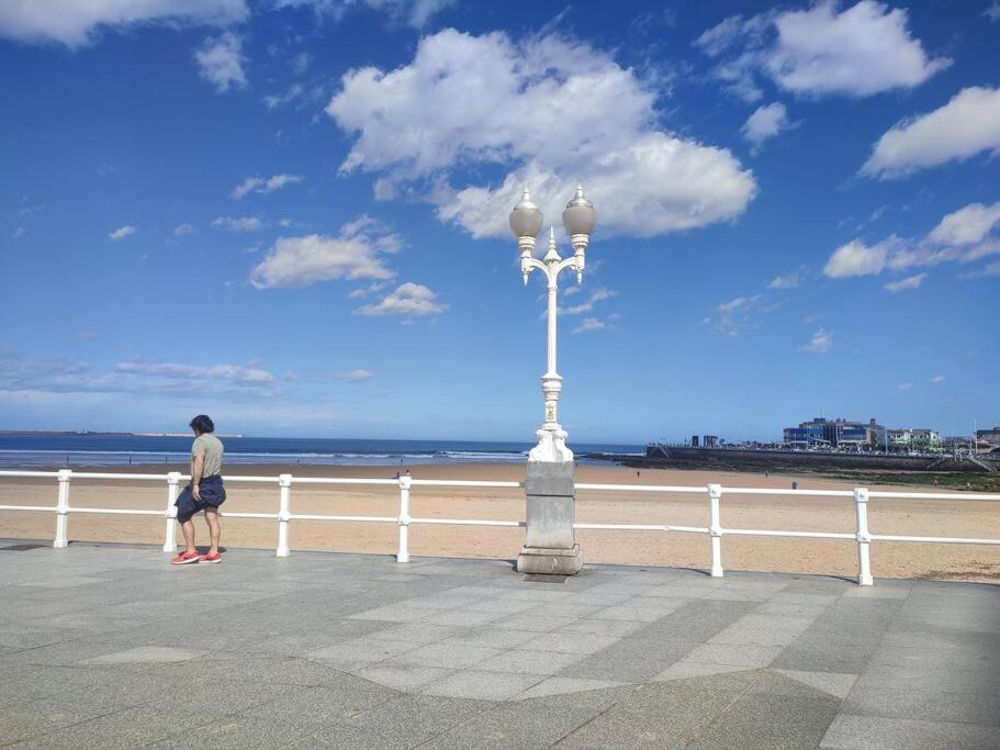 178A Mar De Gijon Apto Con Vistas エクステリア 写真